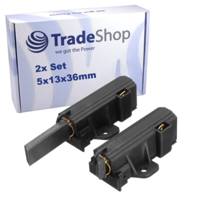 2x Kohlebürsten für Ignis 858081138008 LOE 1288 EG 858080212702 AWP 095