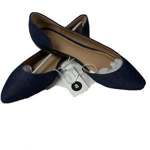 a new day Womens Mohana DOrsay Pointed Toe Ballet Flats Grey