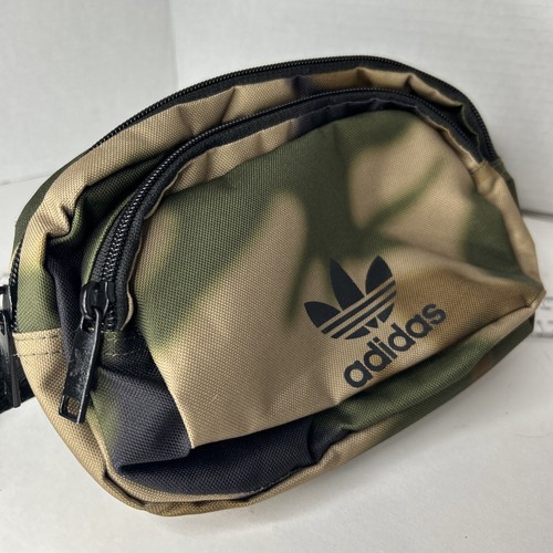 Adidas Nylon Green Camo Fanny Adjustable Belt Bag Unisex - Picture 8 of 8