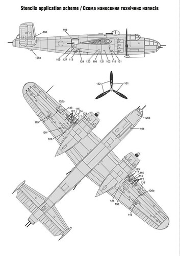 FOXBOT 48-044 Scale 1:48 Decals North American B-25G/H/J Mitchell Pin-Up Part IV - Picture 7 of 8