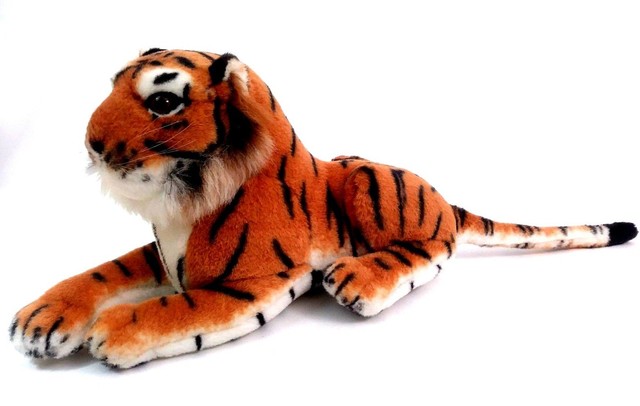 realistic stuffed tiger