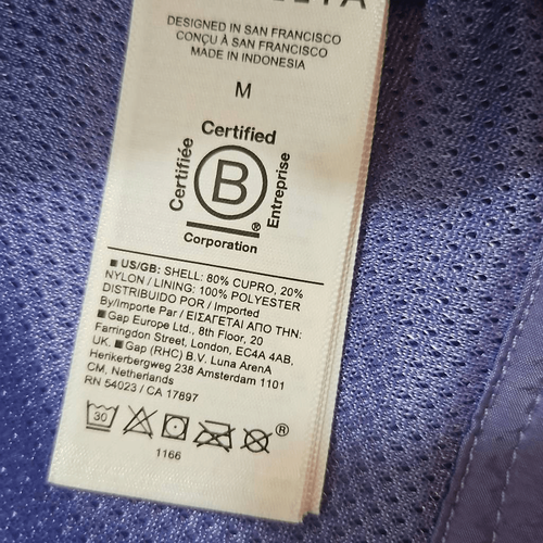 Athleta Arrival Chaqueta Mujer Talla Mediana Morado Oscuro Adonis Azul Chaqueta 587735 - Imagen 4 de 8