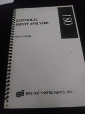  Bio-Tek 180 ESA Electrical Safety Analyzer  User Guide 