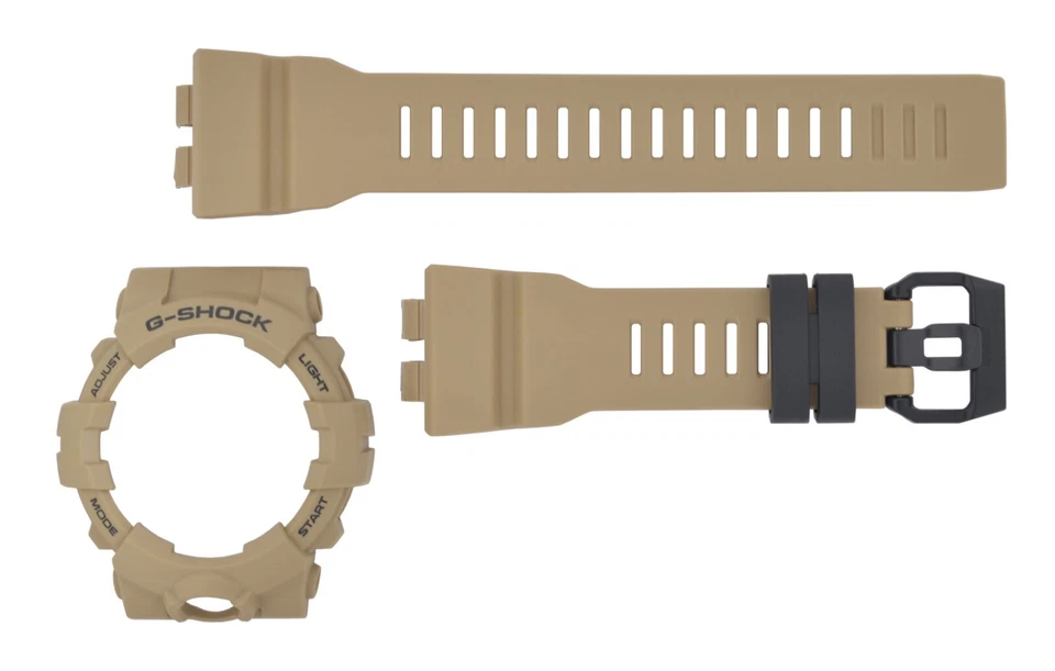 Original Casio G-Shock Original GBD-800UC-5 Correa de Reloj y Bisel Beige Juego de Goma Foto 2 de 4