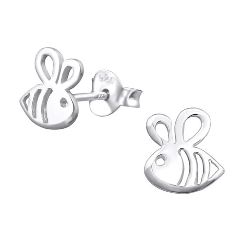 Girls Boys 925 Sterling SILVER Stud Earrings SINGLE or PAIR Unicorn Dog Cat Owl - Picture 24 of 37