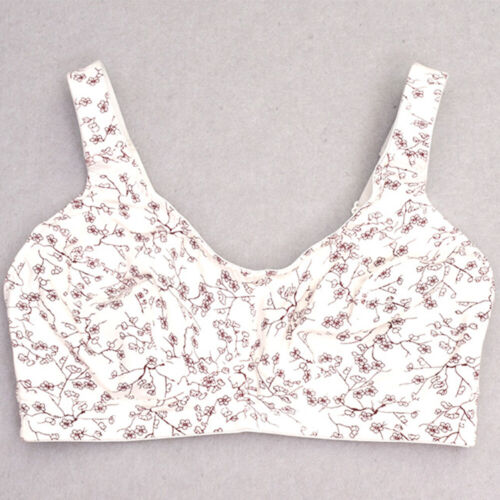 Casual Large Size Ladies Bras Soft Cotton Brassiere Unpadded Lingerie Bralette - Picture 13 of 20