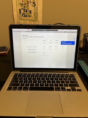 Silver Apple Macbook Pro 2012 13 inch retina Used