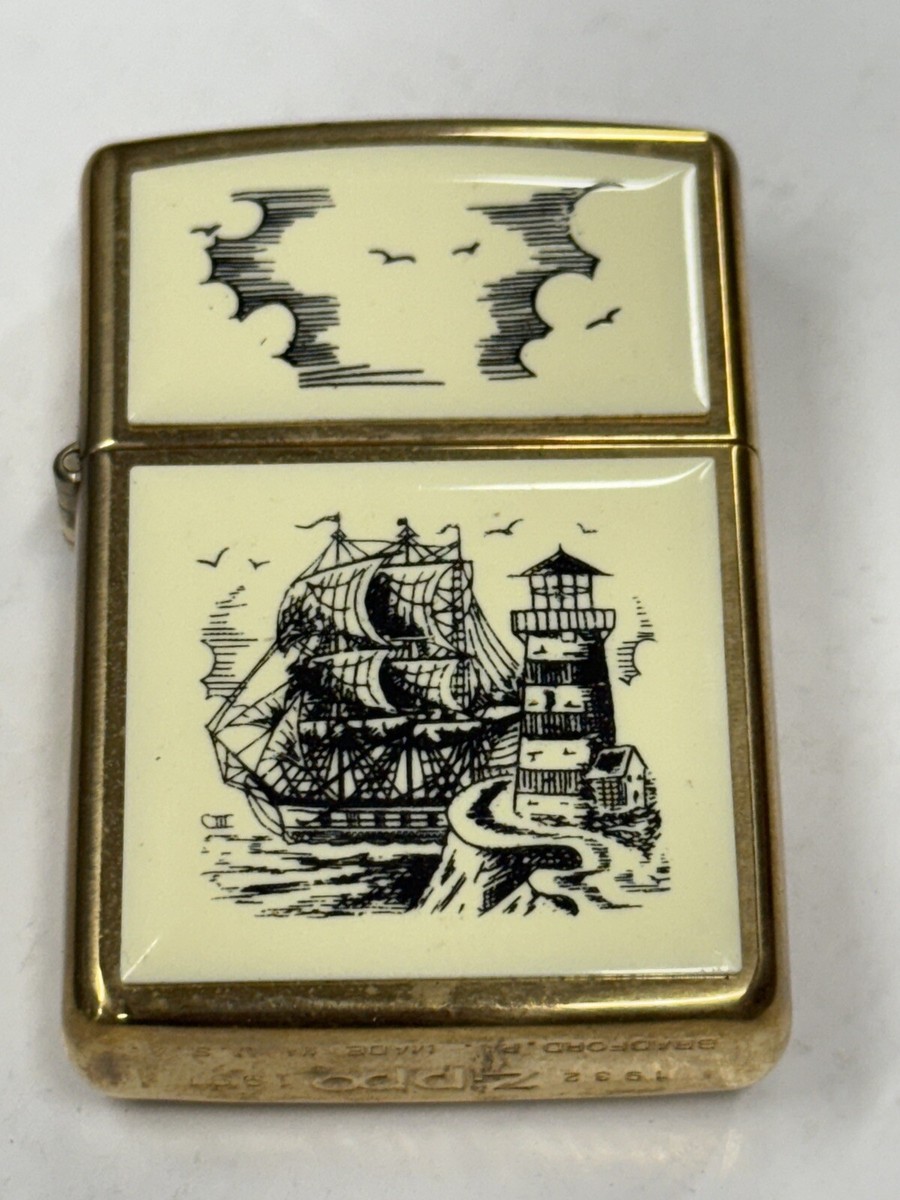 Zippo SCRIMSHAW SHIP ヴィンテージ 新品未使用未開封品 Zippo SCRIMSHAW SHIP ヴィンテージ 新品未使用未開封品