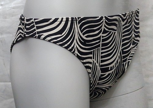 Pantalones de bikini brasileños negros blancos y negros para dama MARKS & SPENCER UK 14 - Imagen 3 de 8