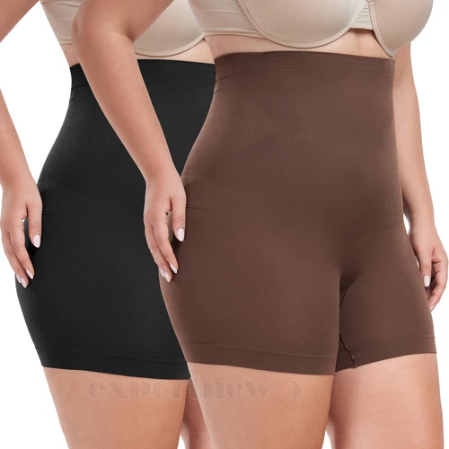 Plus Slip Shorts nahtlos glatt Training Yoga Fahrrad Shorts für Frauen unter Kleid - Bild 22 von 23