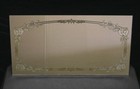 14"x27" Vintage Floral Design Ornate Decorative Etched Glass Mirror Wall Decor