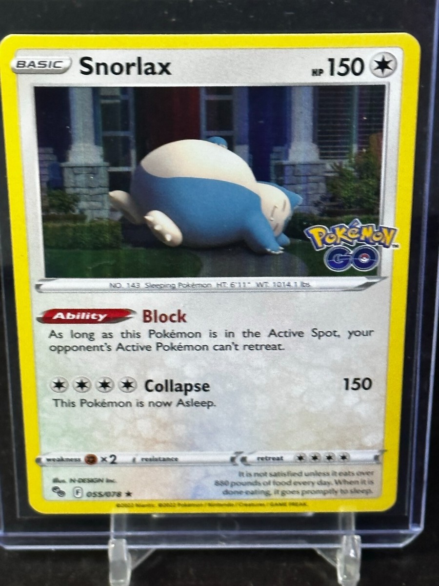 Pokemon TCG Snorlax 055/078 Pokemon GO