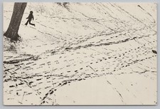 Art~”Snow Runner”~Footprints In The Snow~Photo By Ben Davidson~Continental PC