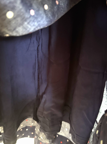 Abito lungo donna nuovo Draper James blu navy/multicolore senza maniche/fodera taglia XS - Foto 5 di 5