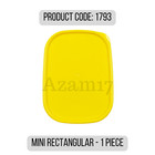 Tupperware Modular Mates MM Yellow Mini Rectangulars 850ml Seal Lid (1793-2)