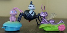 Pixar Walt Disney A BUG  S LIFE Happy Meal TOYS Ants McDonald's 1998 Spider