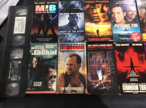 VHS Tape Lot Action Adventure 20 tapes  - Picture 4 of 6