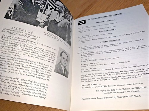 1967 ASTA'S CONVENTION GUIDE. American Society of Travel Advisors. Athens Greece - Picture 3 of 12