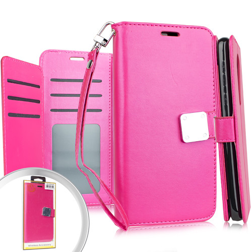 For Samsung Galaxy A21 - Book Style Wallet Protective Case Cover w/ Card Pockets - Picture 4 of 17