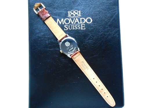 Herren/Damen Armbanduhr" Movado 1881" Stahl/Gold, limitiert Nr. 33, 90er Jahre - Bild 5 von 5