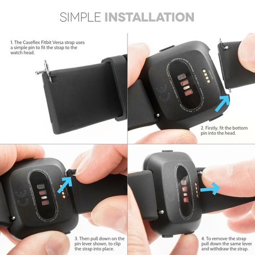 Silicone Strap Band Wristband For Fitbit Versa 2 \ Versa \ Versa Lite - Bild 6 von 26