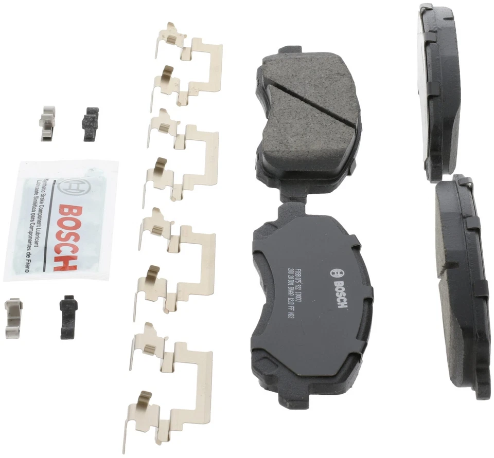 Pastillas de freno delanteras de cerámica QuietCast Bosch 2001-2012 para Mitsubishi Eclipse Bosch 2002 Foto 3 de 4