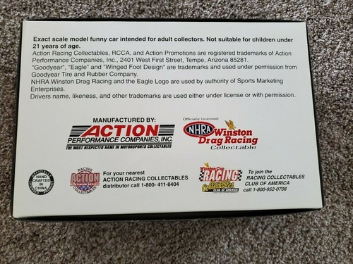 NEW IN BOX NHRA 1/24 JOHN FORCE RCCA 1997 CASTROL FORD MUSTANG 1/3500 FUNNY CAR - Picture 6 of 7