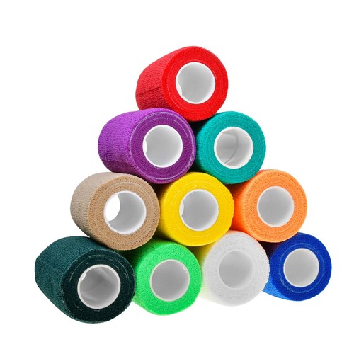 12/24x Haftbandage Binden Selbstklebende Fixierbinde Selbsthaftender Verband DE - Bild 23 von 27