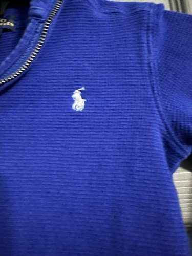 Polo Ralph Lauren Niños Talla 2/2T Cremallera Polo Pullover Cremallera Camisa - Imagen 3 de 5