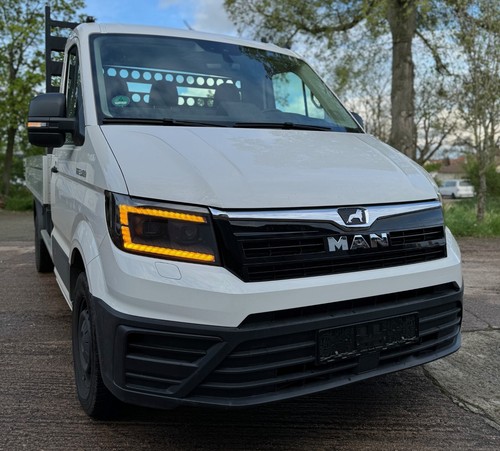 Schwarze Scheinwerfer für MAN TGE ab 2017 LED Tagfahrlicht Lauflichtblinker - Bild 15 von 18