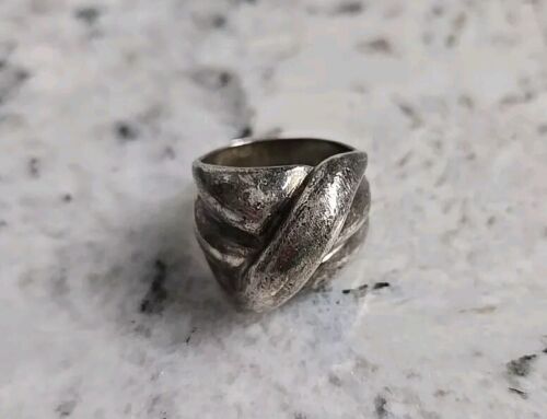 Vintage DAC Sterling Silber 925 Ring Größe 8,5 10,1 Gramm - Bild 4 von 7
