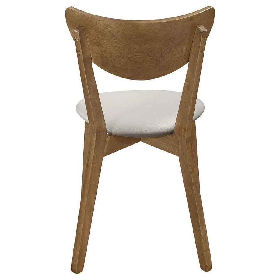 Silla de Comedor Coaster Colección Kersey Madera Castaño Cappuccino (Juego de 2) Foto 4 de 4