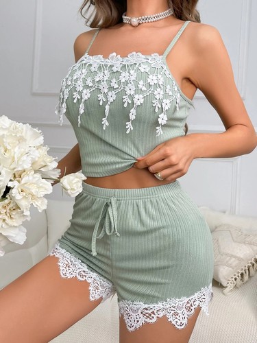 Women Sexy-Lingerie Sleepwear Soft Pajamas Set Babydoll Nightwear Underwear US - Picture 7 of 39