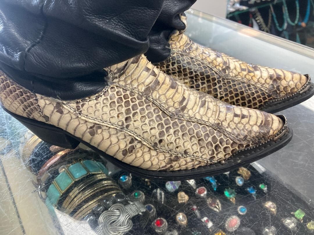 Great Western Boot Co Genuine Exotic Python Snake… - image 6