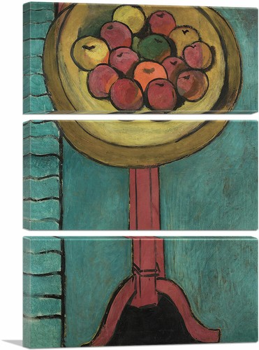 Tazón de manzanas ARTCANVAS sobre mesa 1916 lona estampado artístico por Henri Matisse - Imagen 14 de 14