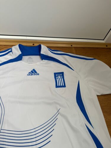 Camiseta deportiva local del equipo de fútbol de Grecia 2006/08 Adidas 740127 talla L grande - Imagen 2 de 6