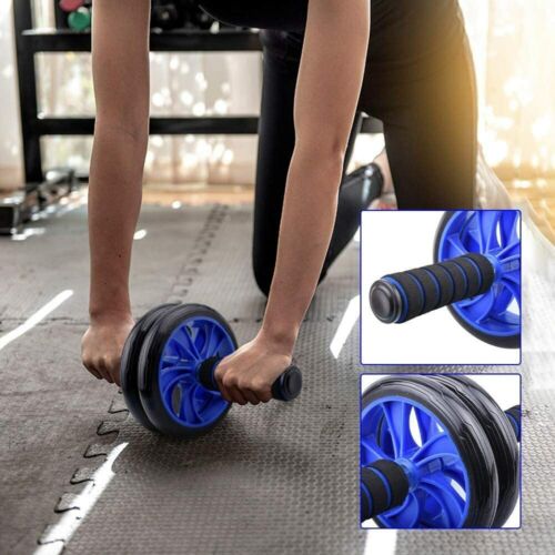 Attrezzatura da allenamento Ab Wheel Ab Roller 2 in 1 set attrezzatura fitness resistenza a rullo - Foto 2 di 10