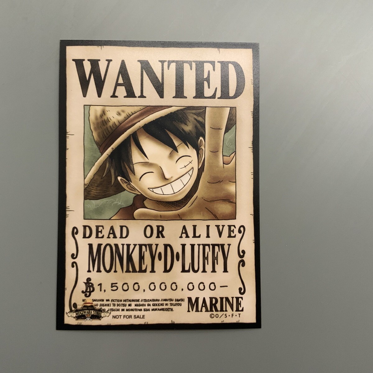 Official Luffy + Zoro + Nami Wanted Poster (Mugiwara Store
