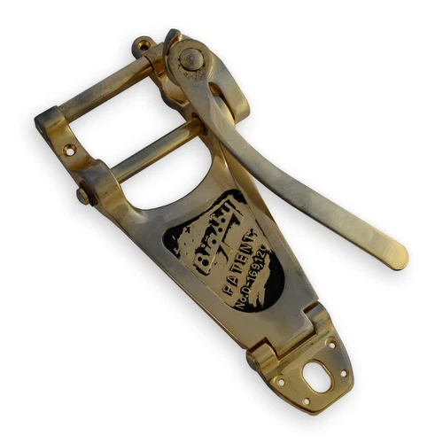 Aged Bigsby B7 Gold Vibrato Tremolo Gibson Les Paul & ES-335 (Medium Aging)