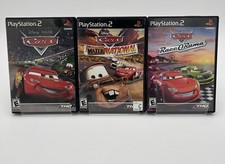 Cars Mater National Championship & Race O Rama - Sony Playstation 2 PS2 Tested