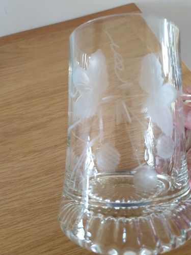 1970 Vintage 6 x Glühwein Apfelwein Bier Weinrebe geätzt Sammlerstück - Bild 4 von 6
