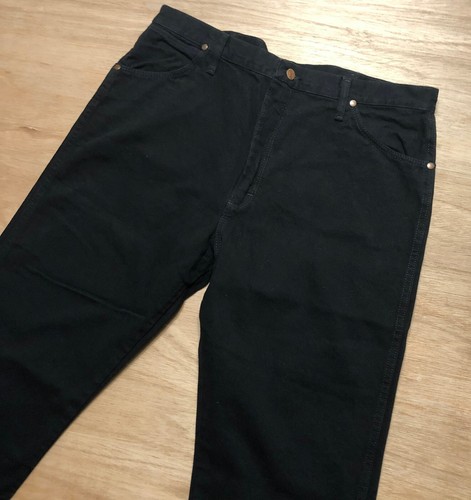 NEW vtg Original Fit WRANGLER Jeans 38x30 NWT BLACK Cowboy Cut Rodeo Jean - Picture 5 of 13
