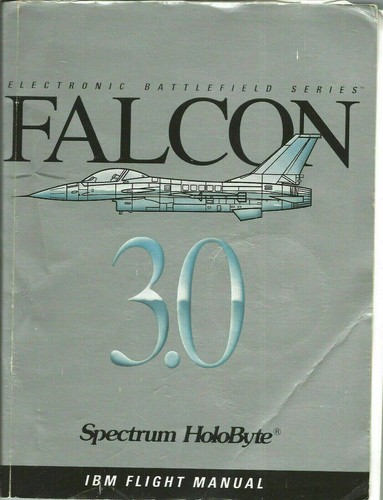 ITHistory (1982) IBM PC Software Manual FALCON 3.0 W/Israel/Kuwait/Bosnia Map Q - Picture 4 of 6