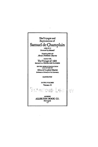 The Voyages and Explorations of Samuel De Champlain, 1604-1616... - 第 6/12 張圖片