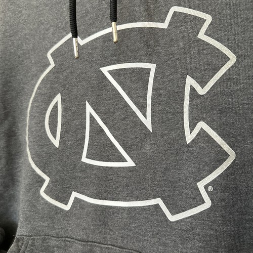 North Carolina Tarheels Hoodie Herren Medium Grau Nike Air Fleece MX Pullover Logo - Bild 2 von 9