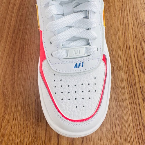 ⭐Nike Air Force 1 Shadow 9 Womens Retro Shoes Sneaker White Orange DZ1847-100 - Picture 14 of 14