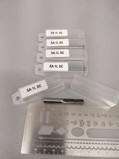 Carbide Burr SA-1L DC Double Cut 1/4x1/4x2 USA 5 PACK!