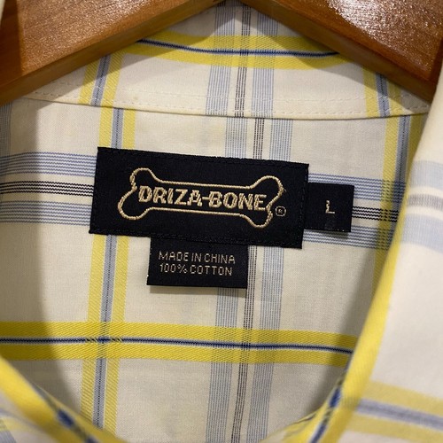 DRIZA-BONE Men's Short Sleeve Check Shirt - EUC - Size L - Picture 7 of 7