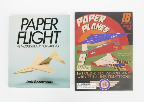 Paper Aeroplanes to Make "Paper Flight" (1983) & "Paper Planes" Fold & Fly (new)