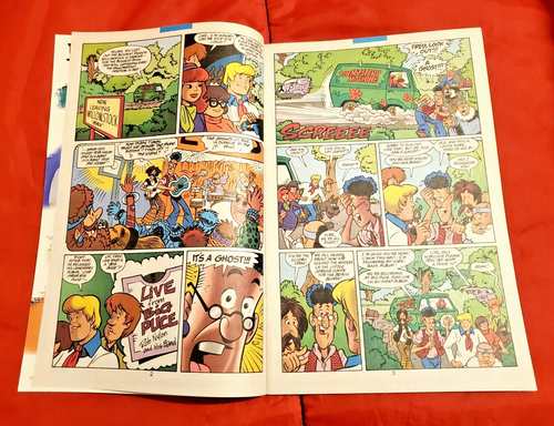 Scooby-Doo "CARTOON NETWORK" #16 (1998) HTF MAKE LUNCH NOT WAR "WOODSTOCK" DC - Picture 4 of 5